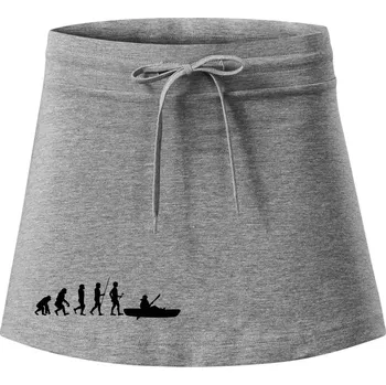 Dámské oblečení Evoluce kanoe krátká - Sportovní sukně - two in one - M ( Tmavě šedý melír )