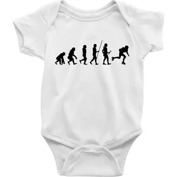 Kojenecké oblečení Evoluce inline žena - Body kojenecké s krátkým rukávem - Krátký r. do 3 měs ( Bílá )