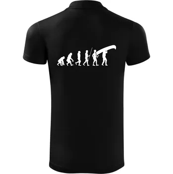 Pánská košile Evoluce kanoe nad hlavou - Polokošile Victory sportovní (dresovina) - 2XL ( Černá )