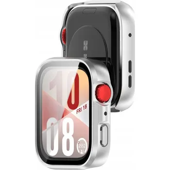 Pouzdro na mobilní telefon Pouzdro s vestavěným sklem Bizon pro Huawei Watch Fit 4, pouzdro, pouzdro