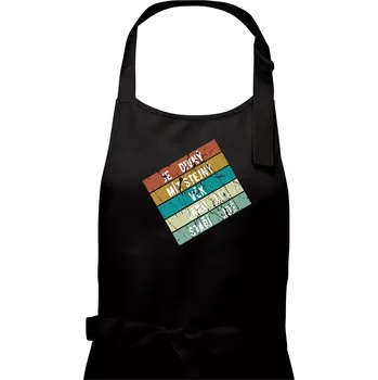 Kuchyňská zástěra Je divný mít stejný věk jako ti staří lidé - Dámská zástěra na vaření - Univerzální velikost ( Černá )