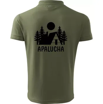 Pánská košile Apalucha chalupa - Polokošile pánská Pique Polo 203 - M ( Khaki )