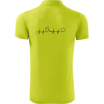 Pánská košile Hokejový brankář EKG - Polokošile Victory sportovní (dresovina) - 3XL ( Limetková )