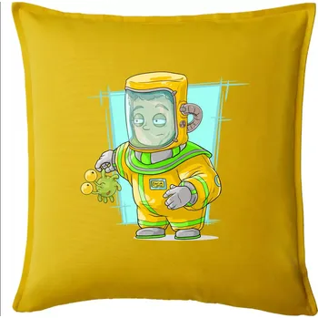 Polštář Vesmírný voják zelený - Polštář 50x50 - 50x50 - Pouze potah ( Žlutá )