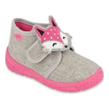 Dívčí bačkory 538P053 18 - dívčí bačkorky Befado SZ, liška 538P053_25