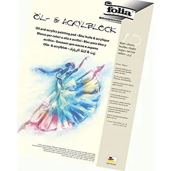 Blok Blok na olejové a akrylové barvy Fólie A4 10 ks