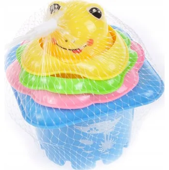 Hračka pro nejmenší BAREVNÉ KELÍMKY DO KOUPELE NA SKLÁDÁNÍ 8947