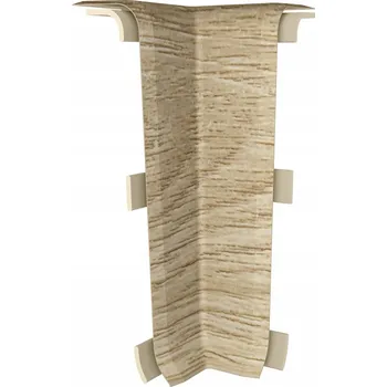 soklová lišta Vnitřní PVC roh 35 x 66, délka 2 cm, dub