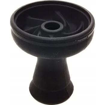 Miska pro psa Korunka na vodní dýmku Vortex silikonová černá