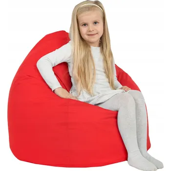 Sedací pytel Zahradní vak / Sedací pytel ČERVENÝ, velikost L - pro děti, NYLON