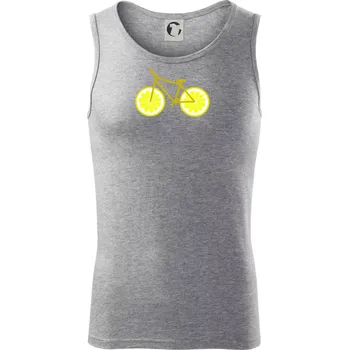 Kolo citrón (Moňas) - Tílko pánské Core - S ( Tmavě šedý melír )