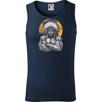 Indián z posilky - Tílko pánské Core - 2XL ( Námořní modrá (velmi tmavá - téměř černá) )
