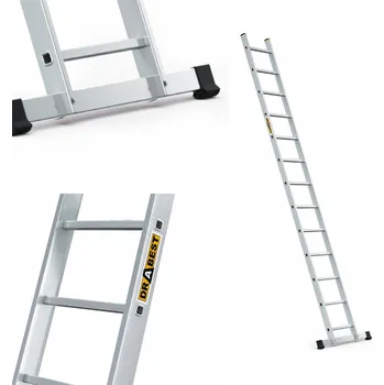 Žebřík Žebřík 13 stupňů Drabest + hák