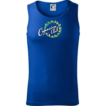 Capoeira club nápis - cviky v kruhu - Tílko pánské Core - L ( Královská modrá )