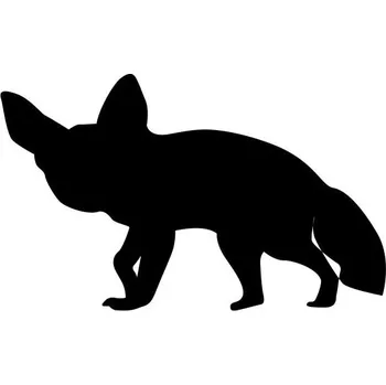 Samolepící dekorace Samolepka na stěnu liška 9x15cm