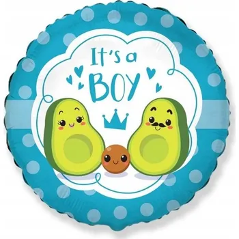 Balónek Fóliový balónek 18 palců It's a boy, avokádo