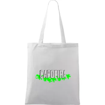 Capoeira nápis - zelený - Taška bavlněná - 42 x 38 cm ( Bílá )