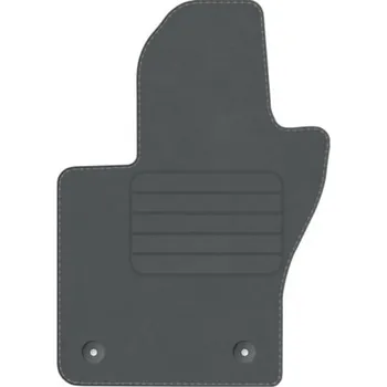 autokoberec JEEP RENEGADE od 2018 velurová autokobercová rohož ŠEDÁ STRANA ŘIDIČE PREMIUM