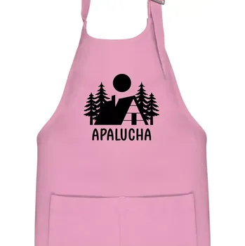 Kuchyňská zástěra Apalucha chalupa - Dětská zástěra na vaření - Univerzální velikost ( Růžová )