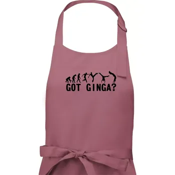 Kuchyňská zástěra Capoeira - Got Ginga - Pánská zástěra na vaření - Univerzální velikost ( Starorůžová )