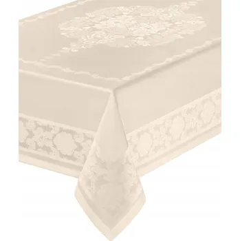 ubrus Elegantní béžový ubrus odolný proti skvrnám s teflonovou úpravou 140x320 Atena