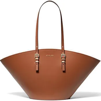 Michael Kors Isa large kožená kabelka hnědá + doprava zdarma