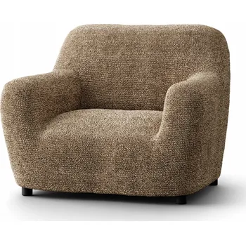 Napínací potah Hnědý potah na křeslo