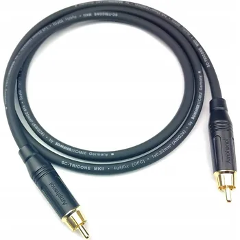 Audio kabel Kabel k subwooferu LGJ Group 1xRCA Cinch 1 m