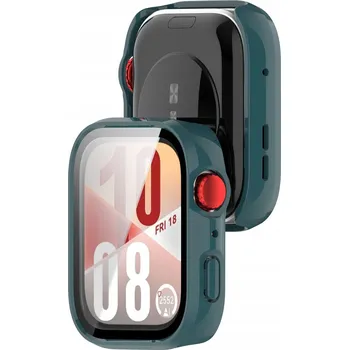 Pouzdro na mobilní telefon Pouzdro s vestavěným sklem Bizon pro Huawei Watch Fit 4, pouzdro, pouzdro