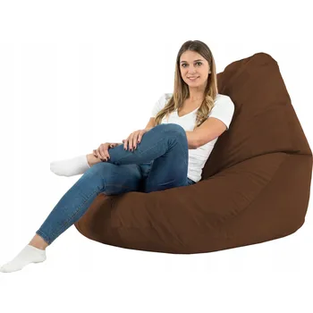 Sedací pytel Plyšový vak XXL Sedací pytel KAKAOVÝ
