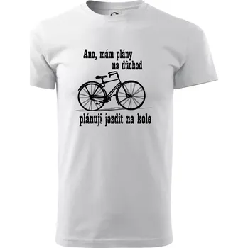 Staré kolo - Plány na důchod - Triko extra velké (5-8XL) - 7XL ( Bílá )