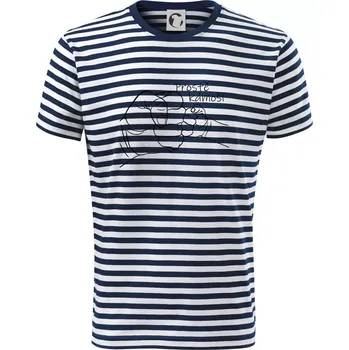 Pánské oblečení Prostě kámoši - ruka - Triko na vodu - S ( Prouhovaná )