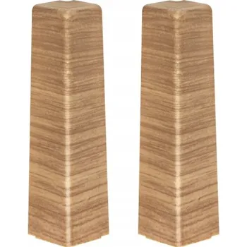 Podlahová lišta Vnější roh PVC 13 x 80 délka 2 cm Cinnamon Mat / Skořicová matná