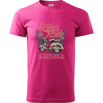 Pánská móda Scooter Pride - Klasické pánské triko vyšší gramáže - 2XL ( Purpurová )