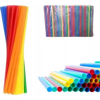 Brčka na nápoje Olpack plastové vícebarevné 250 ks