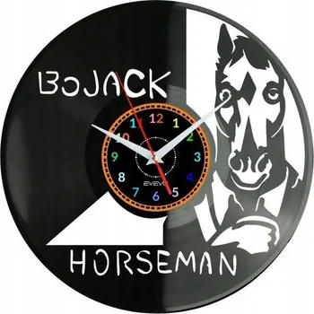 Hodiny Hodiny na zeď Kůň z vinylové desky Moderní dekorativní dárek k narozeninám