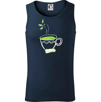 Hot matcha - Tílko pánské Core - L ( Námořní modrá (velmi tmavá - téměř černá) )