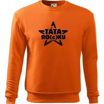 Pánská mikina Táta roku rocku - Mikina Essential pánská - XL ( Oranžová )