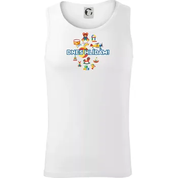 Dnes hlídám! - Tílko pánské Core - M ( Bílá )