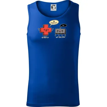 Plus a mínus - Tílko pánské Core - S ( Královská modrá )