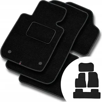 autokoberec Velurové autokoberce Motos 4 ks