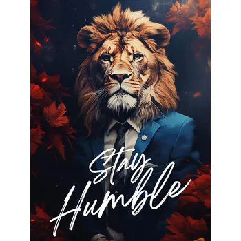 Obraz Plakát na zeď Motivační Lev Obraz do ložnice Obývacího pokoje Bez rámu 100x70