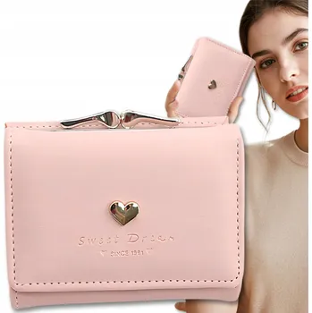 Peněženka EdiBazzar peněženka eko kůže růžová - dámská