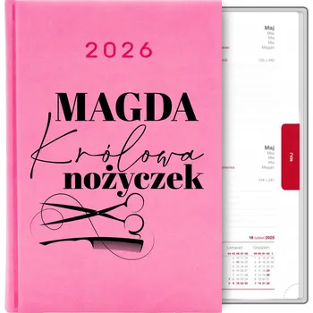 Kalendář Knižkový kalendář 2026 A5 růžový