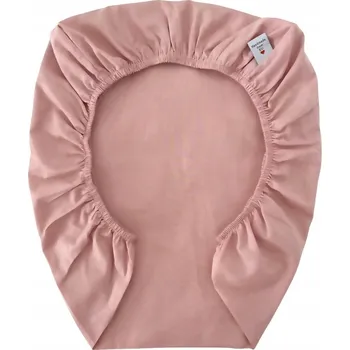 Prostěradlo Prostěradlo do kolébky s gumou 90x40 starorůžová