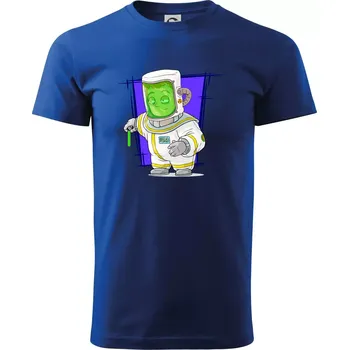 Vesmírný voják tmavě modrý - Triko extra velké (5-8XL) - 7XL ( Královská modrá )