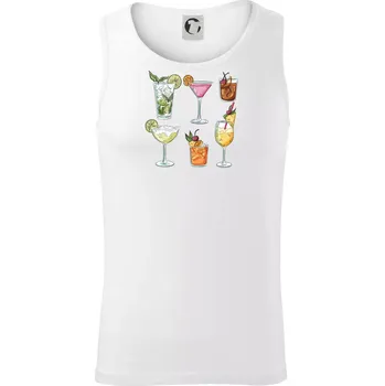 Koktejly - Tílko pánské Core - S ( Bílá )