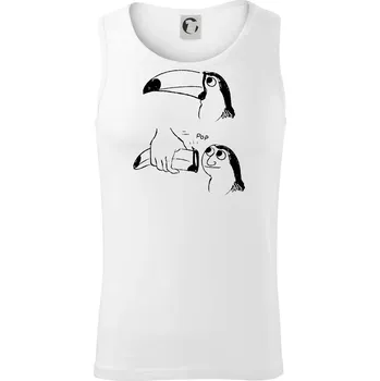 Proměna tukana - Tílko pánské Core - XL ( Bílá )