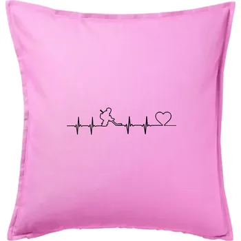 Polštář Hokejový brankář EKG - Polštář 50x50 - 50x50 - Pouze potah ( Růžová )