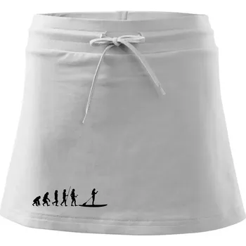 Dámská sukně Evoluce paddleboard žena - Sportovní sukně - two in one - S ( Bílá )